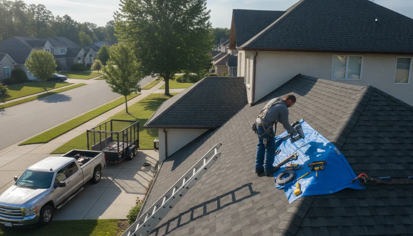 Roofing in Ridgeway